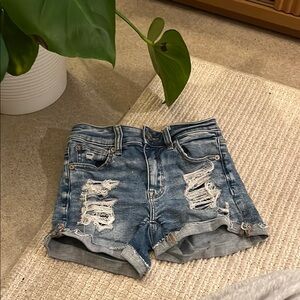 American Eagle Distressed Denim Women Shorts